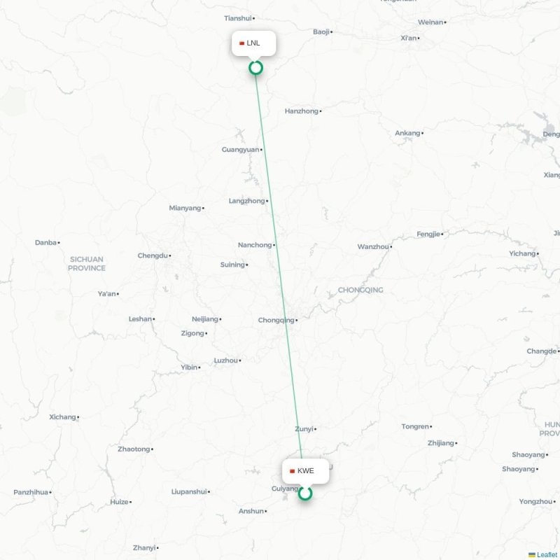 KWE - LNL route map
