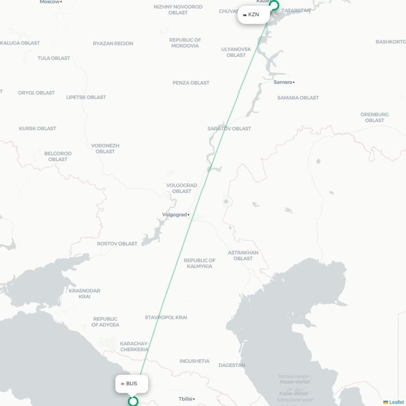 KZN - BUS route map