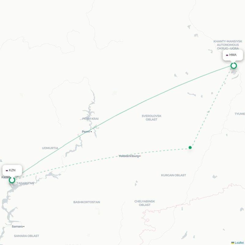 KZN - HMA route map