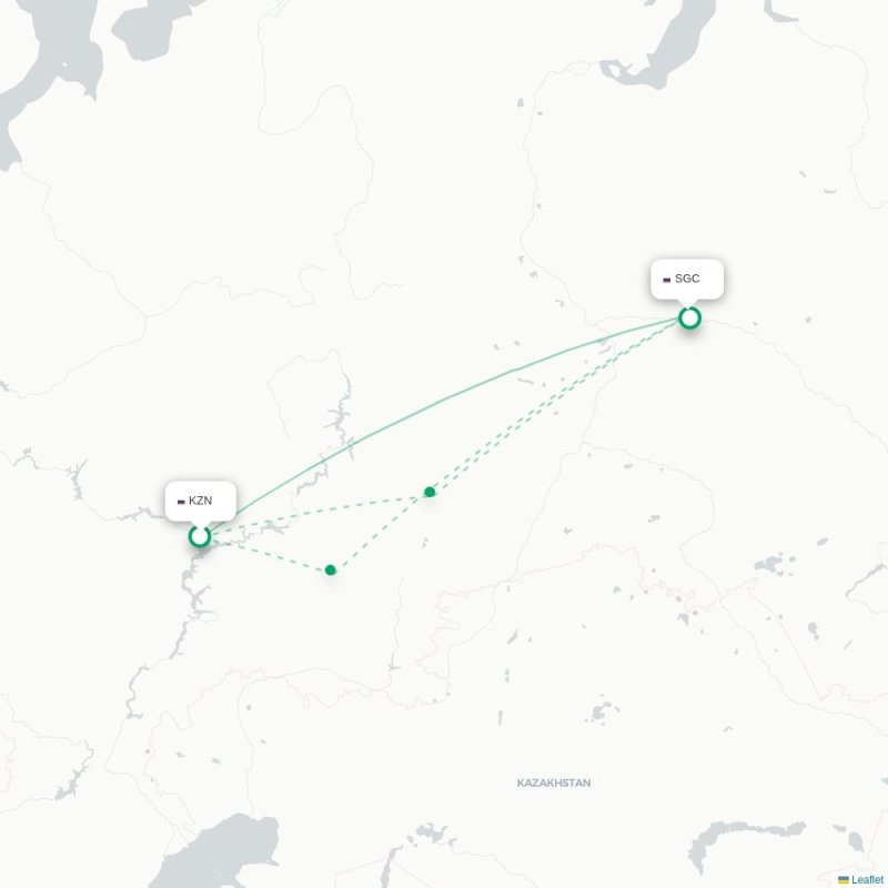 KZN - SGC route map