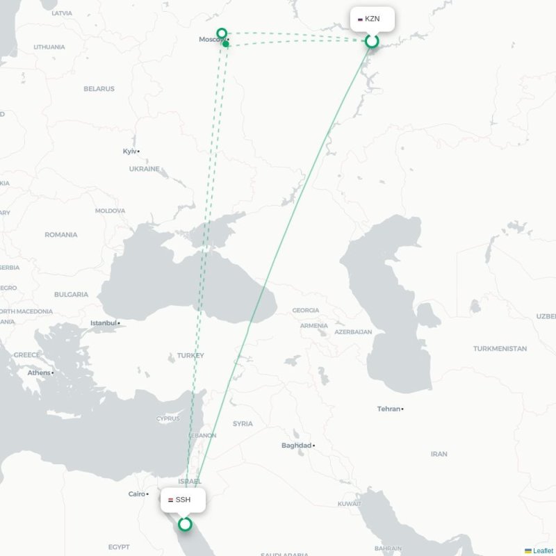 KZN - SSH route map