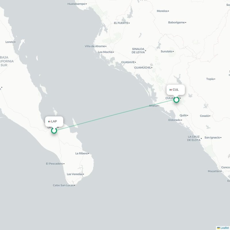 LAP - CUL route map