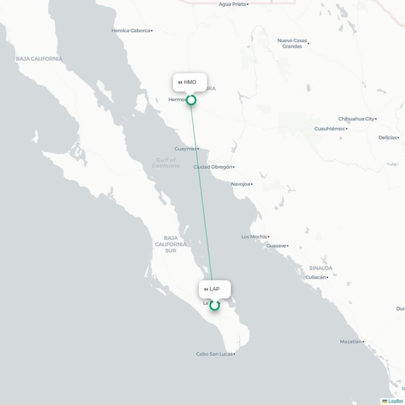 LAP - HMO route map