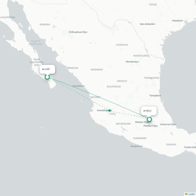 LAP - NLU route map