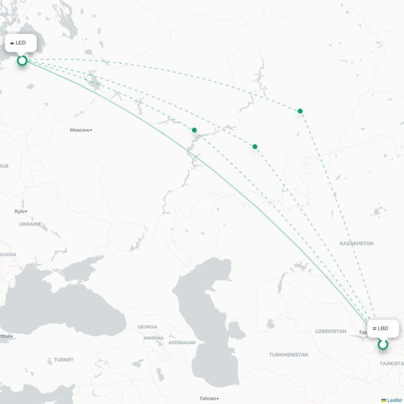 LBD - LED route map