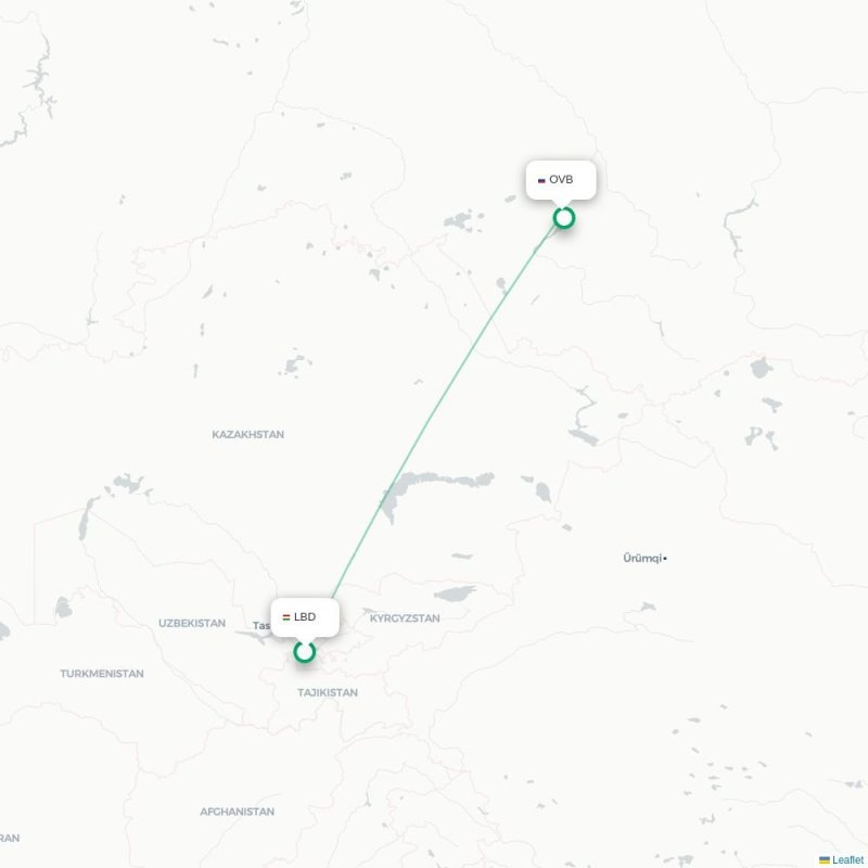 LBD - OVB route map