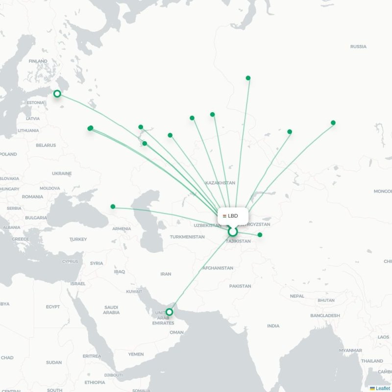 LBD - URC route map