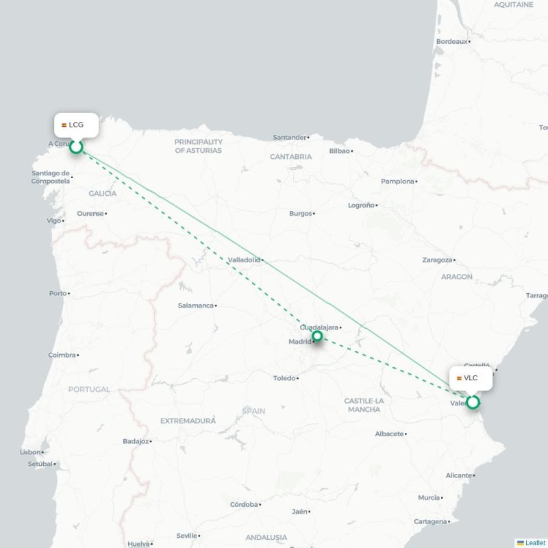 LCG - VLC route map