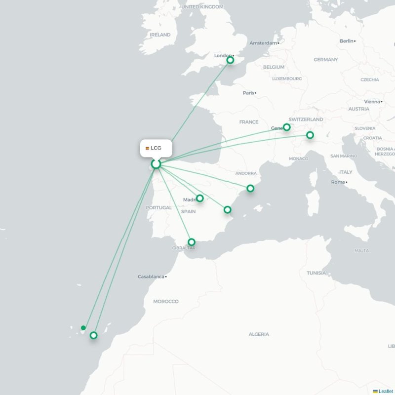 LCG - SVQ route map