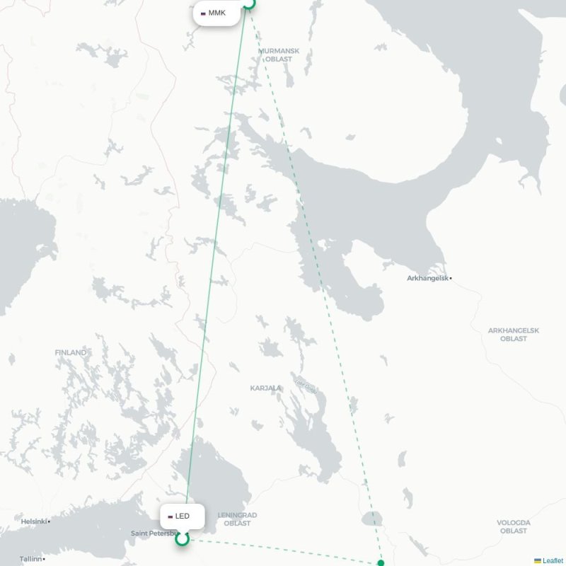 LED - MMK route map