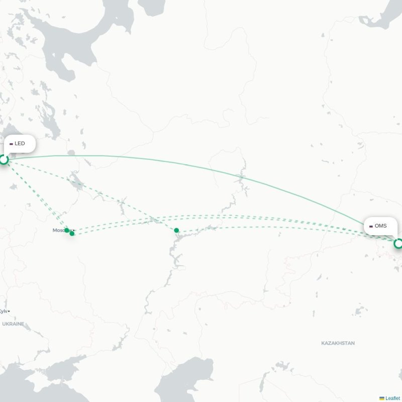 LED - OMS route map