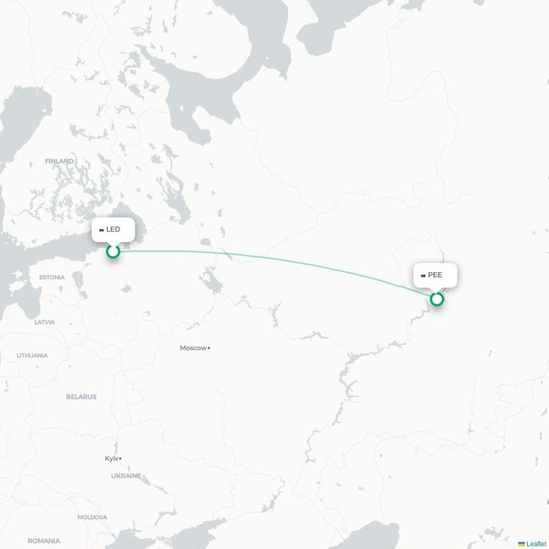 LED - PEE route map