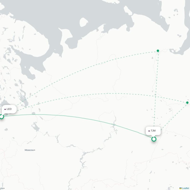 LED - TJM route map