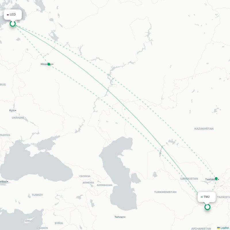 LED - TMJ route map