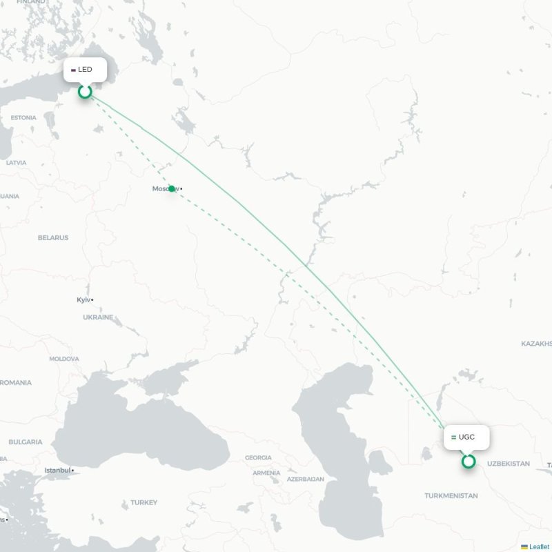 LED - UGC route map