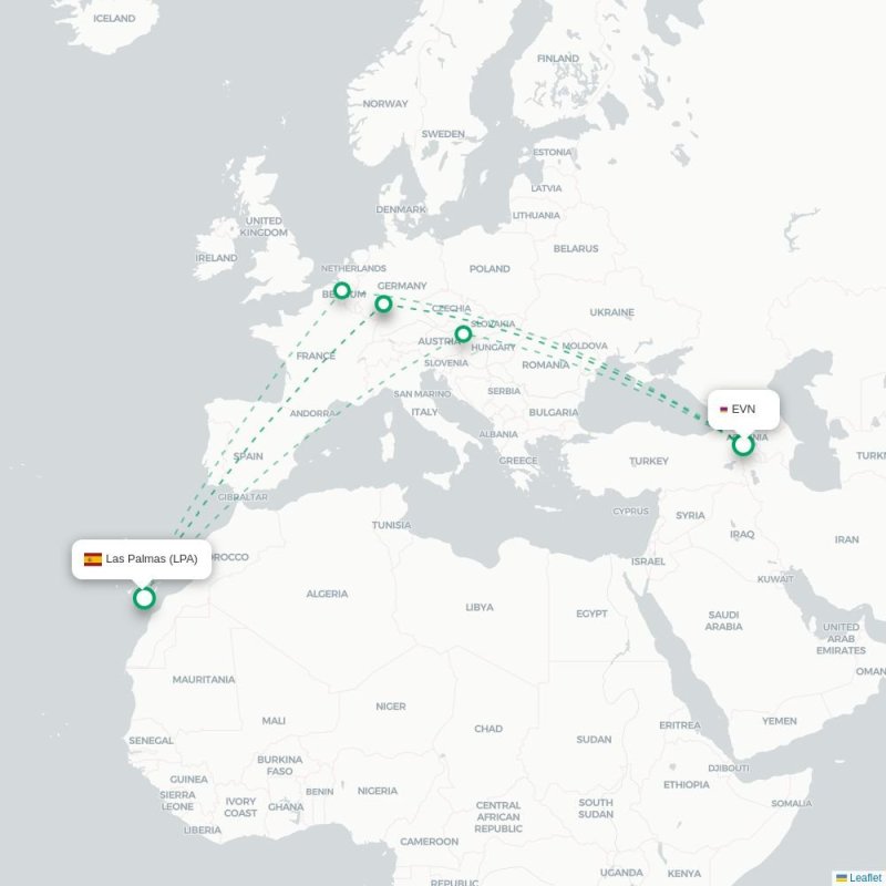 LEI - LPA route map