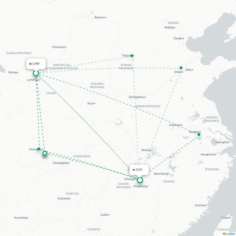 LHW - CSX route map