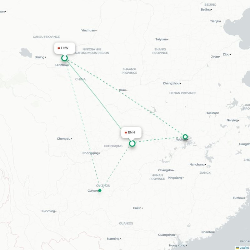 LHW - ENH route map