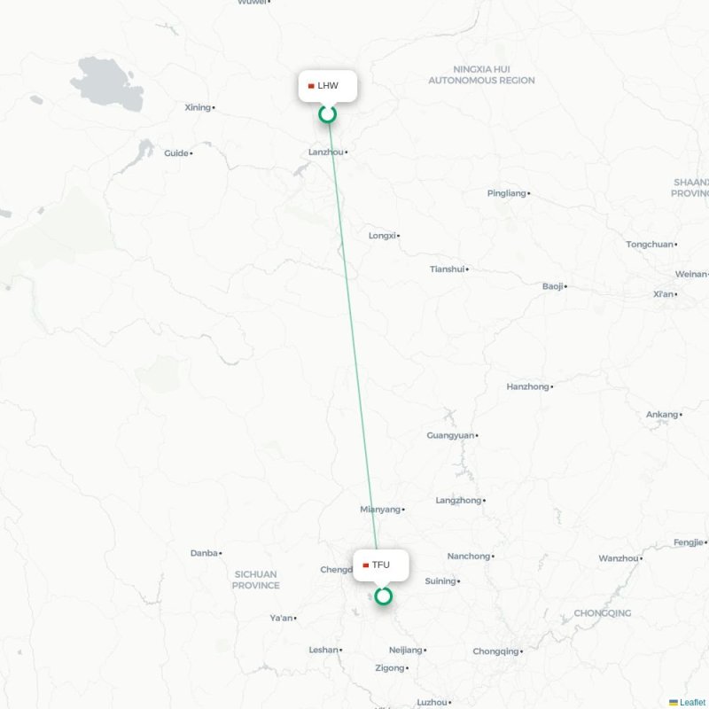 LHW - TFU route map