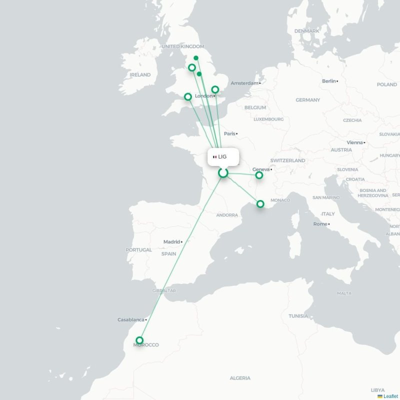 LIG - EMA route map