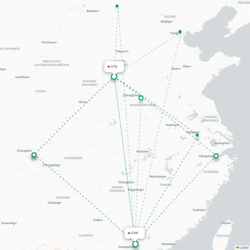 LIJ - CAN route map