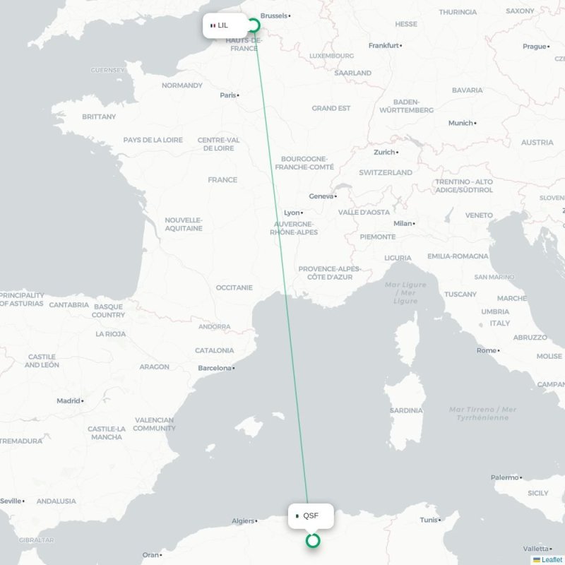 LIL - QSF route map