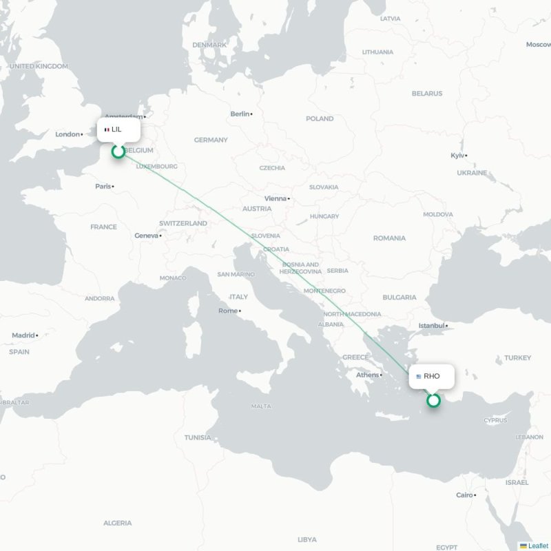 LIL - RHO route map
