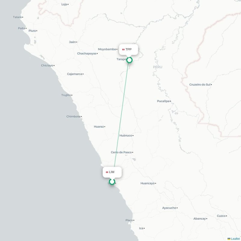 LIM - TPP route map