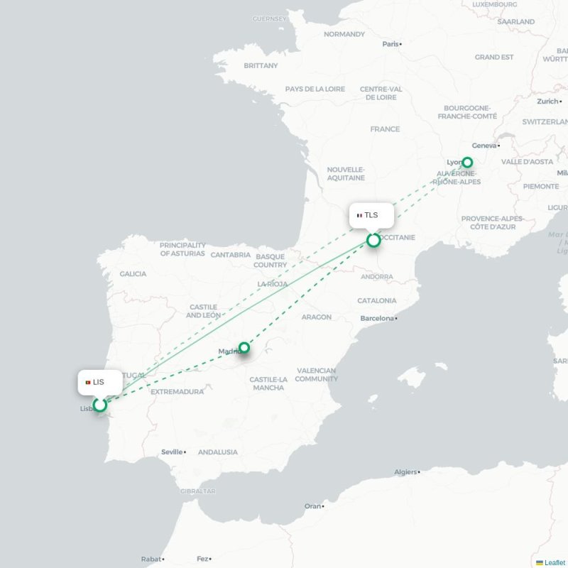 LIS - TLS route map