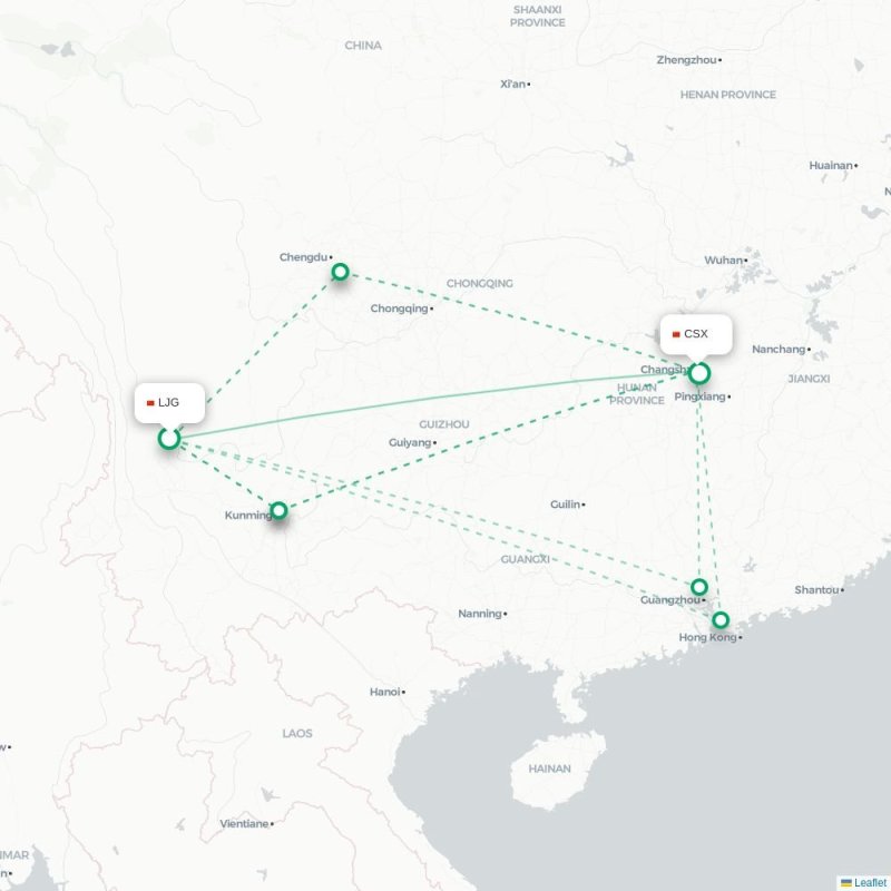 LJG - CSX route map