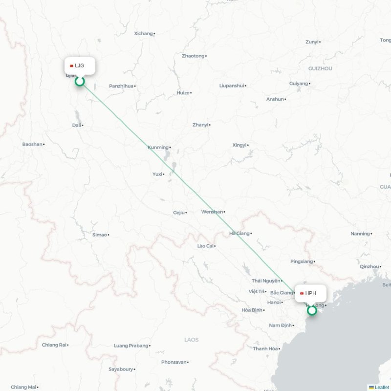 LJG - HPH route map