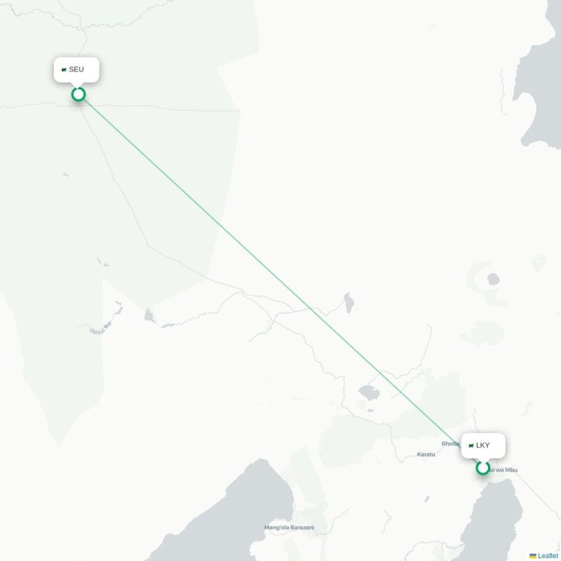 LKY - SEU route map