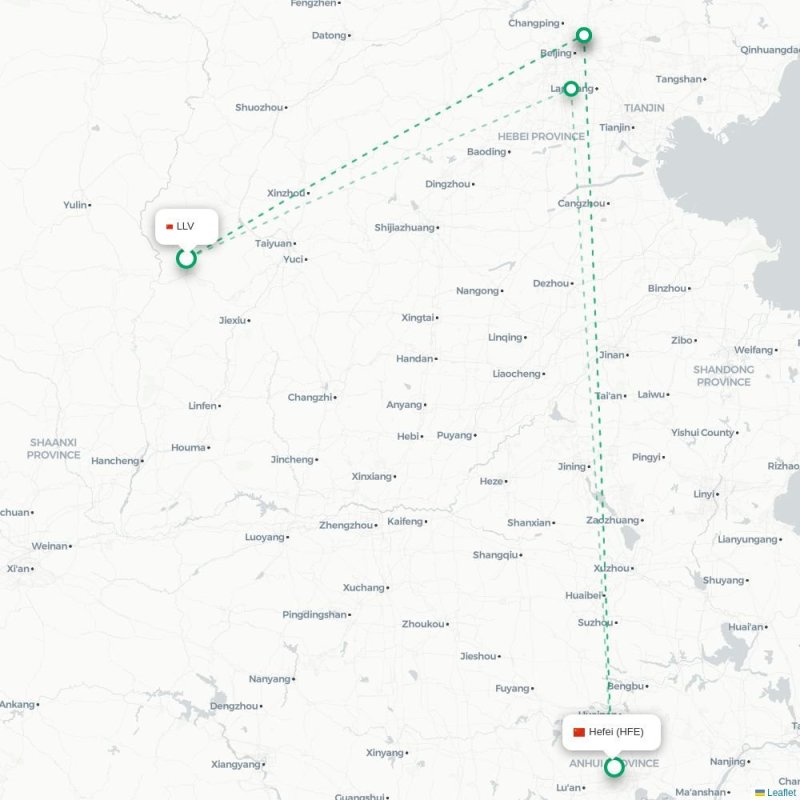 LLV - HFE route map