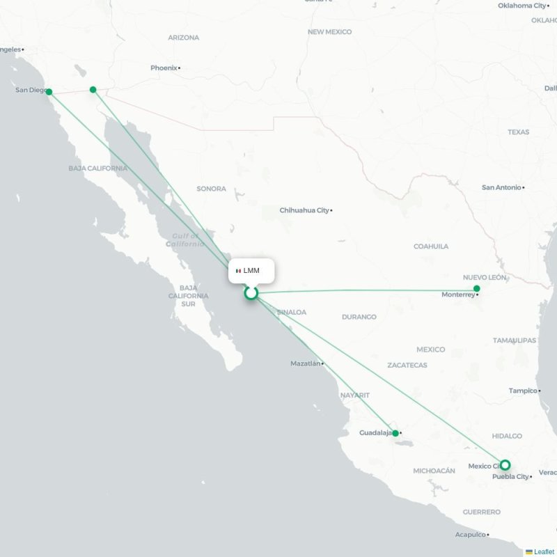 LMM - TIJ route map