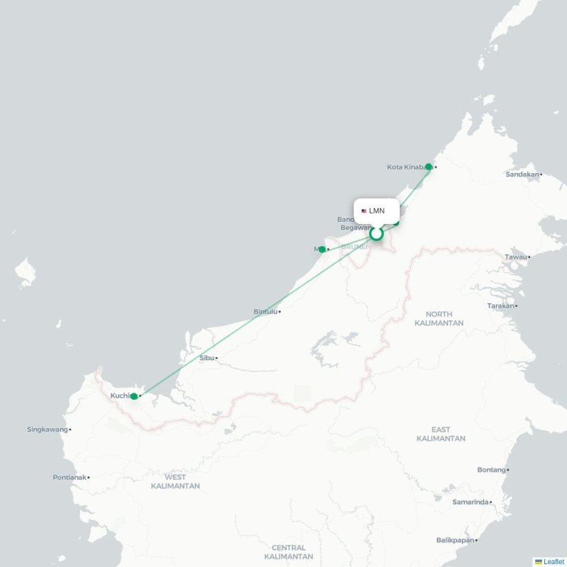 LMN - LWY route map