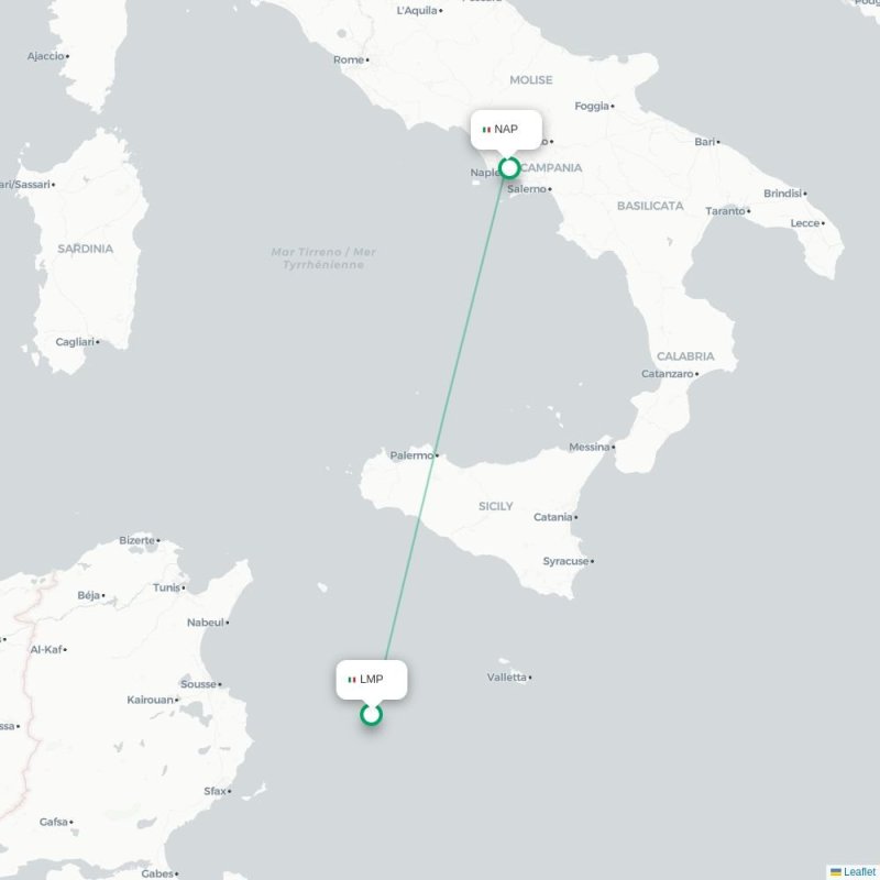 LMP - NAP route map