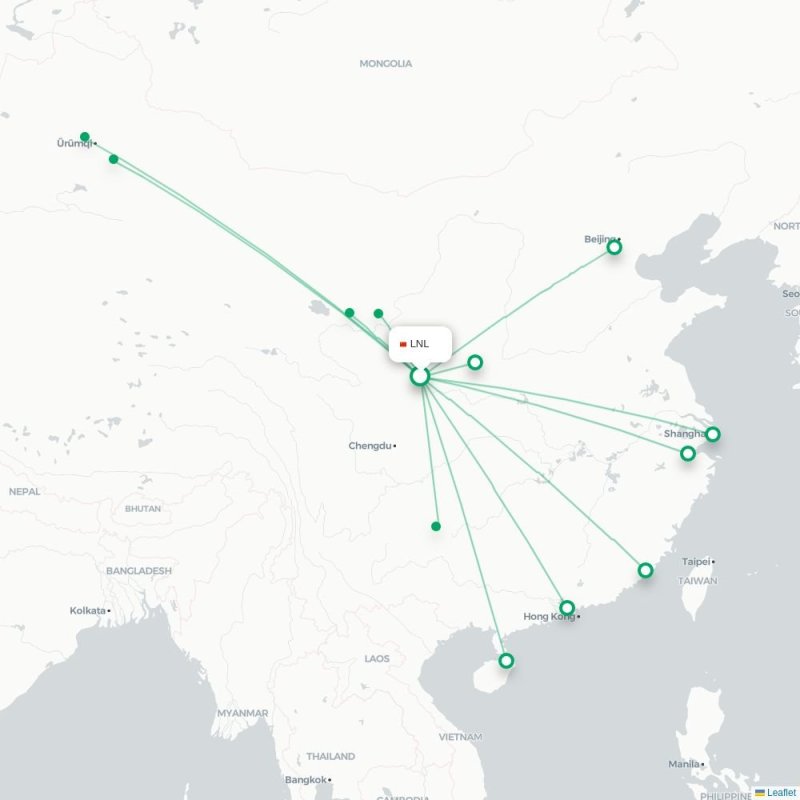 LNL - KWE route map