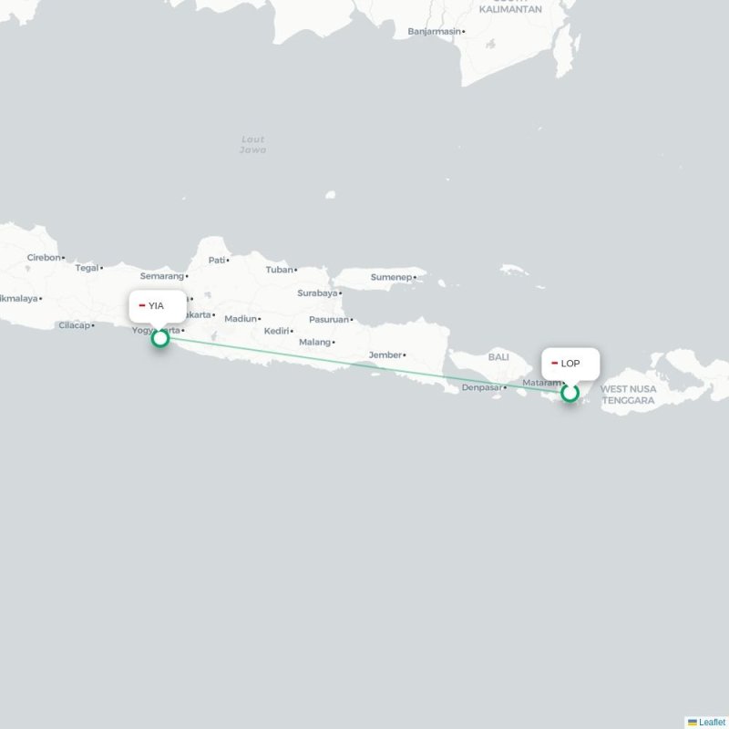 LOP - YIA route map