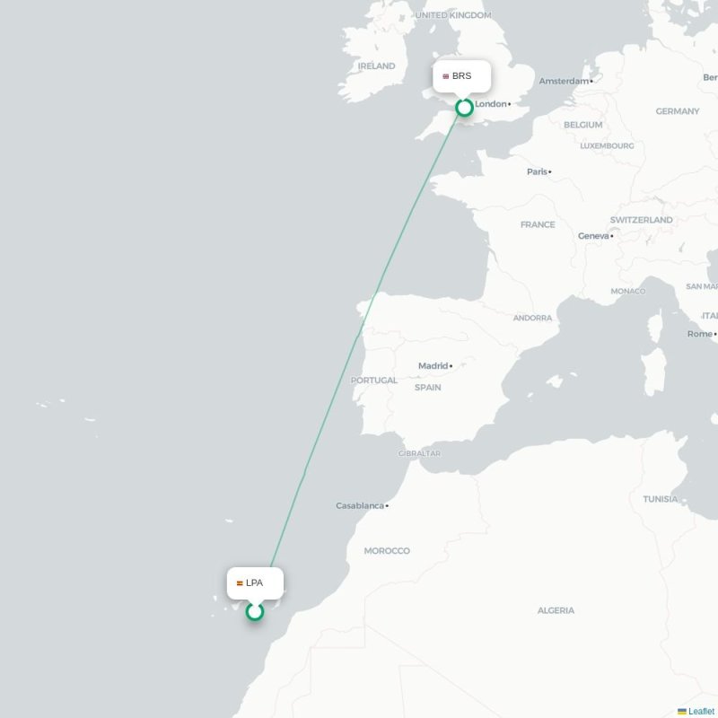 LPA - BRS route map