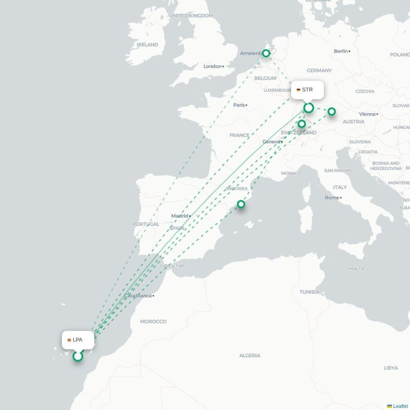 LPA - STR route map