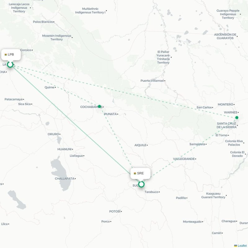 LPB - SRE route map