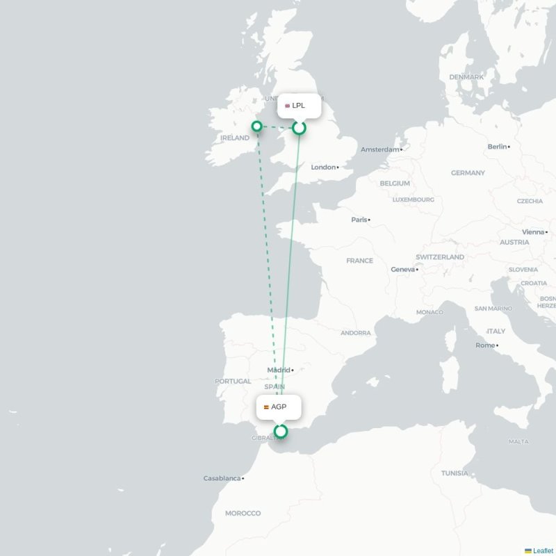 LPL - AGP route map