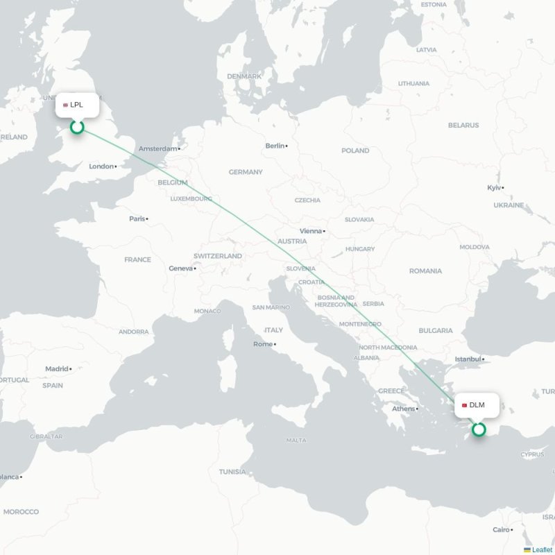 LPL - DLM route map