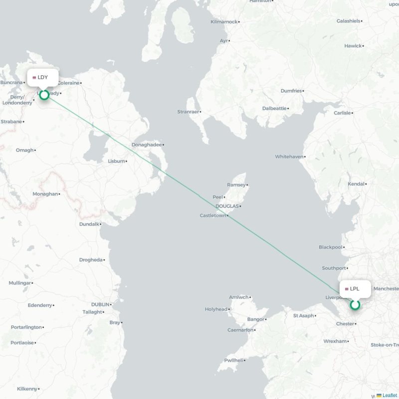 LPL - LDY route map