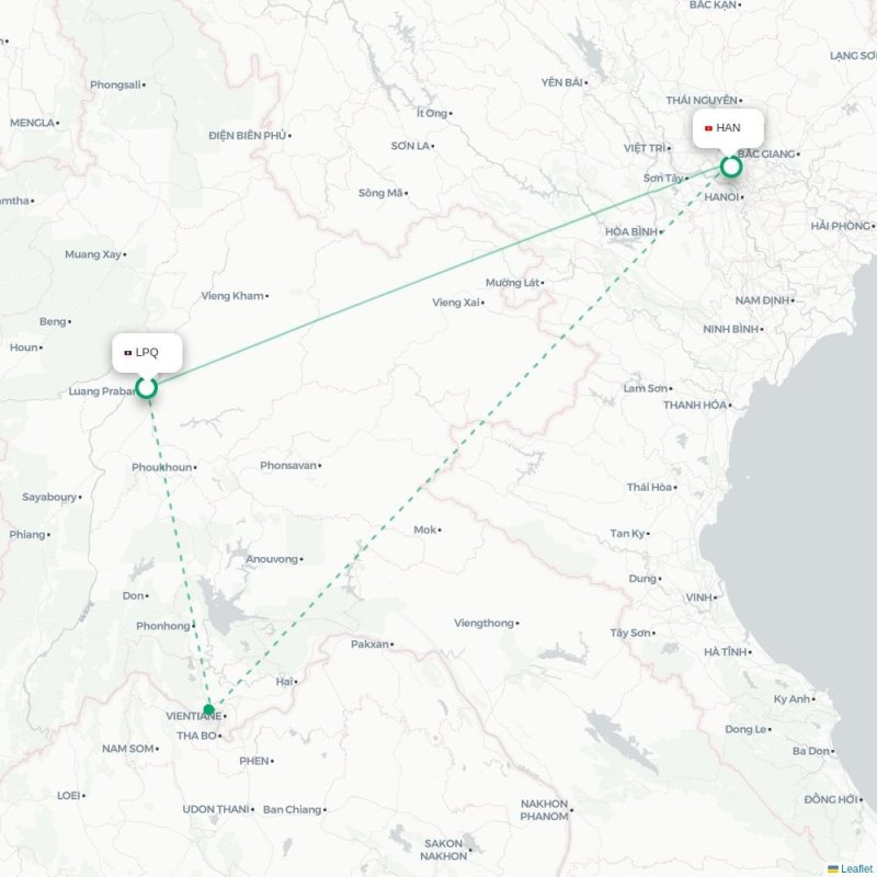 LPQ - HAN route map