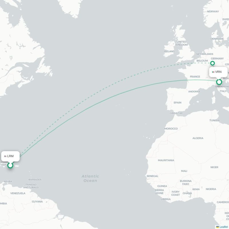 LRM - VRN route map