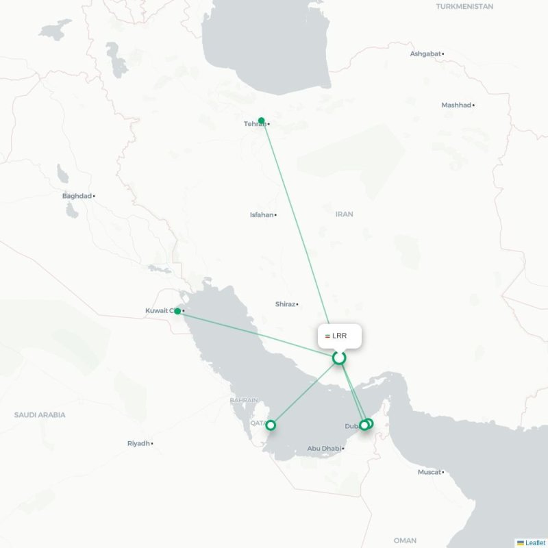LRR - THR route map