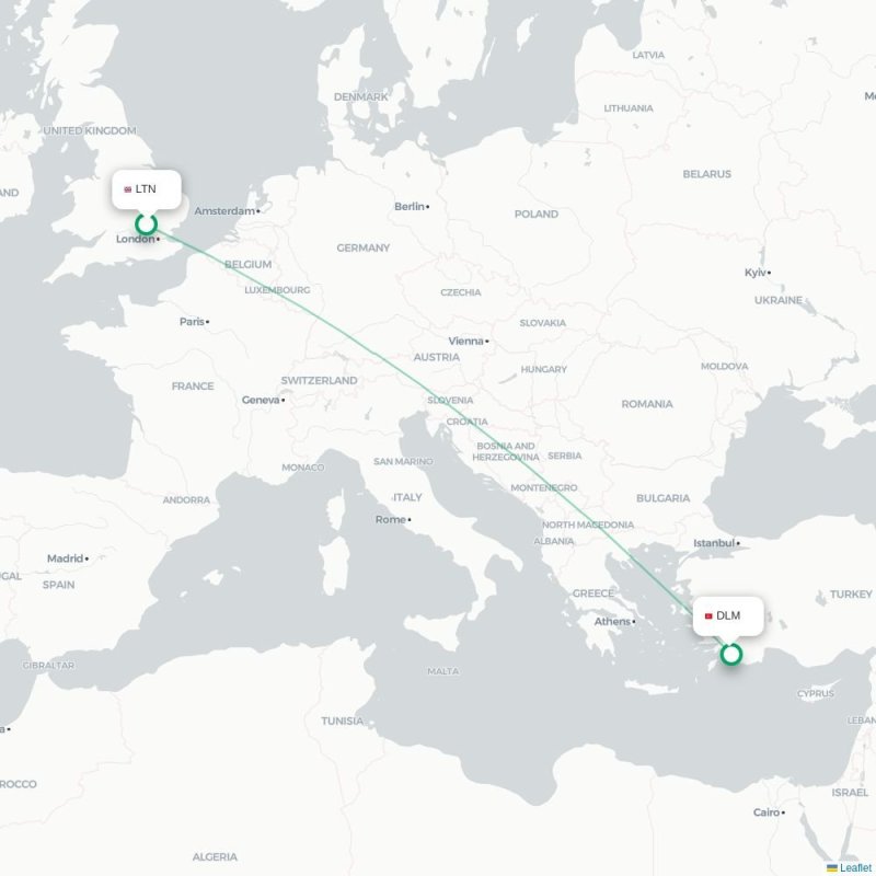 LTN - DLM route map