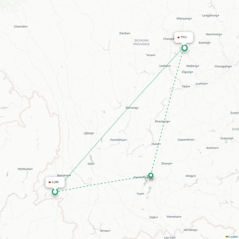LUM - TFU route map