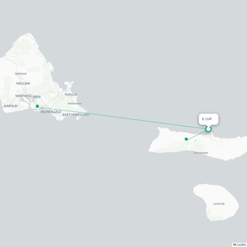 LUP - MKK route map